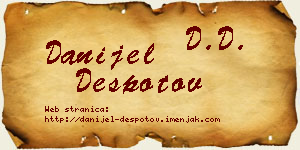 Danijel Despotov vizit kartica